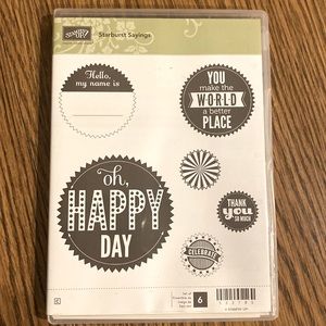 Stampin’ Up! Starburst Sayings Stamp Set
